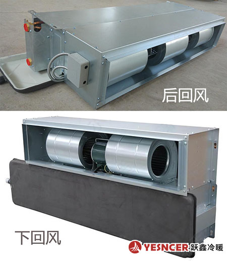目測(cè)判斷風(fēng)機(jī)盤管后回風(fēng)與下回風(fēng)